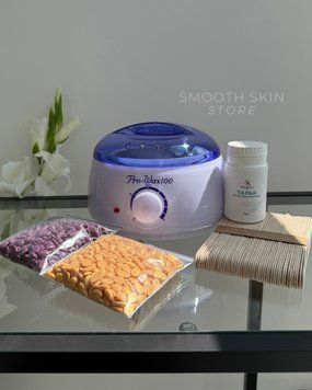 Набір з двома видами воску для депіляції бікіні, пахв, обличчя &mdash; фото товару в магазині Smooth Skin Store