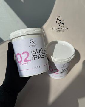 Цукрова паста для шугарингу Smooth Skin 02 Medium 700 г &mdash; фото товару в магазині Smooth Skin Store