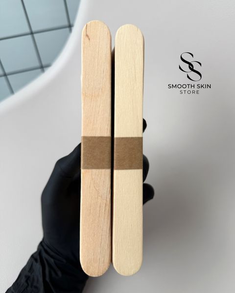 Шпатель дерев'яний широкий &mdash; фото товару в магазині Smooth Skin Store