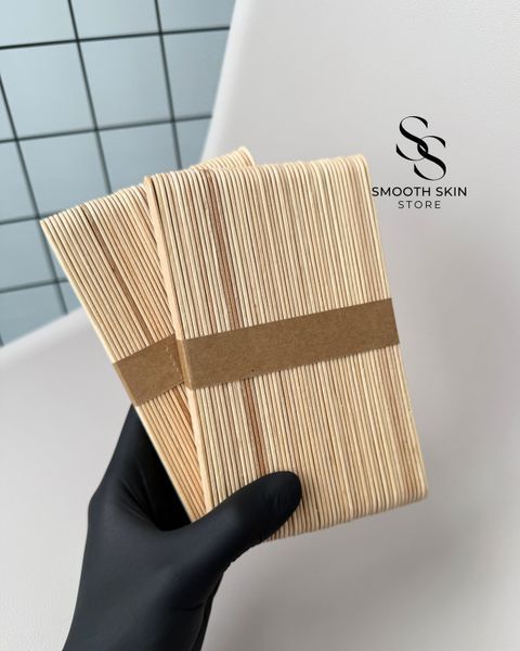Шпатель дерев'яний широкий &mdash; фото товару в магазині Smooth Skin Store