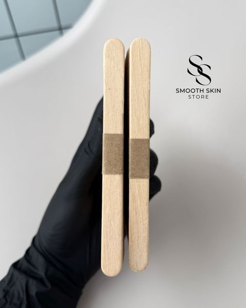 Шпатель дерев'яний вузький &mdash; фото товару в магазині Smooth Skin Store